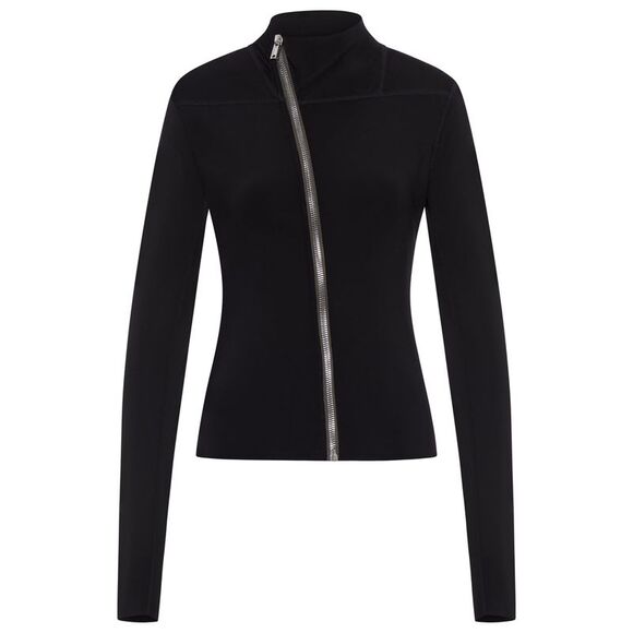 Rick Owens Women Gary Jacket With Off-Centralized Closure
